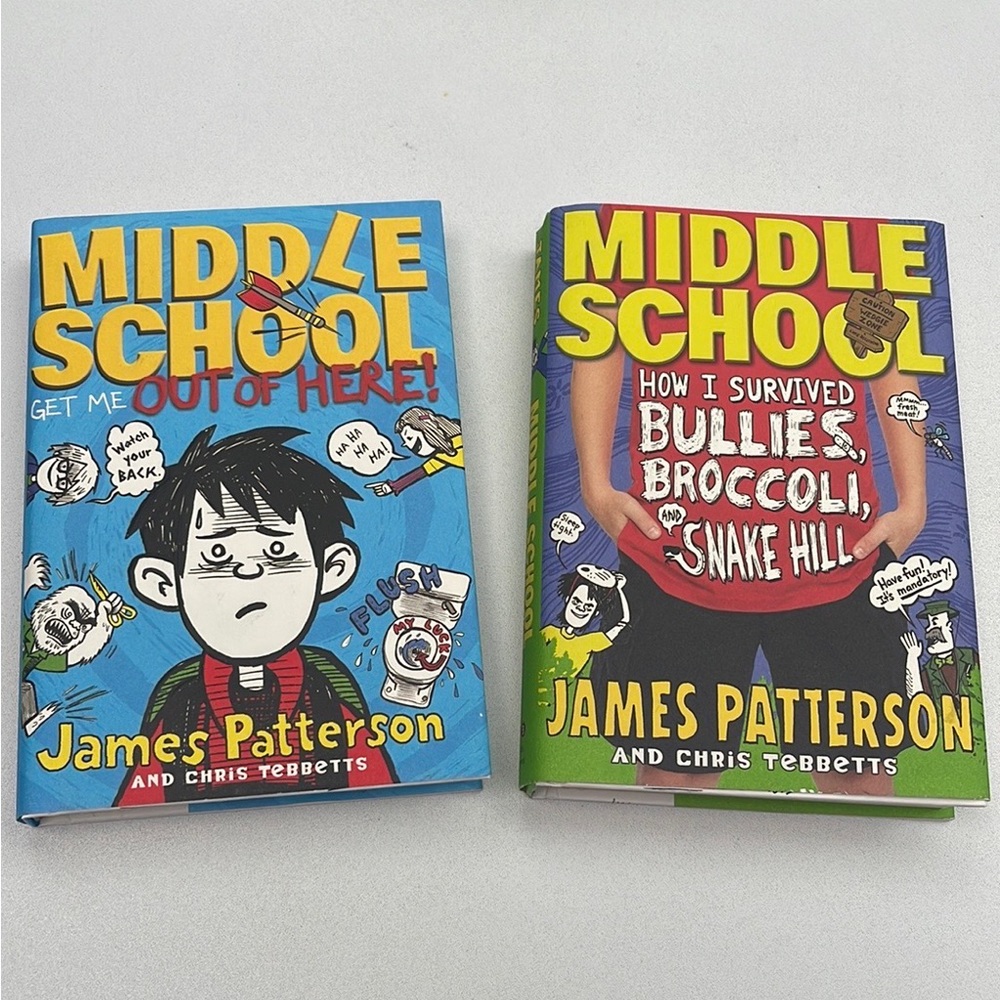 James Patterson Middle School Hardcover Book Bundle